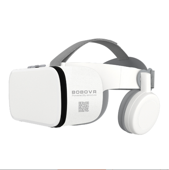 熱賣藍牙無線耳機VR眼鏡一體頭盔(英文-白色)
