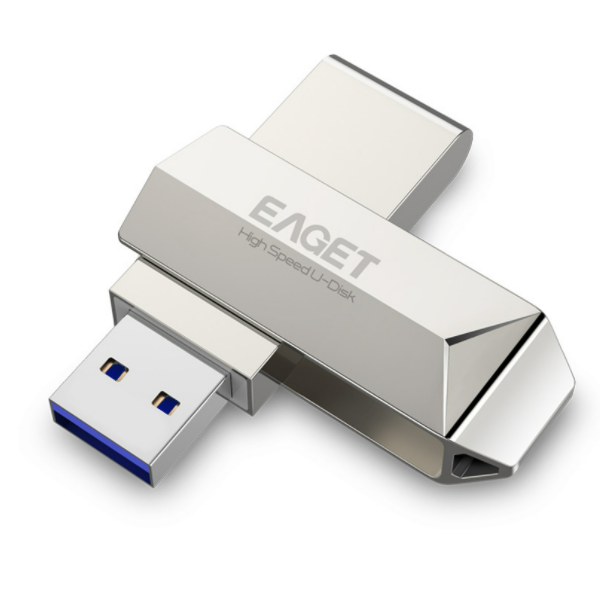 Computer USB flash drive USB3.0 (Silver Gray 256GB)