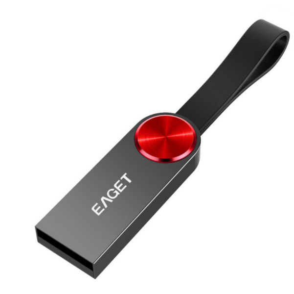 USB3.0 Waterproof U Disk Metal Car USB Disk (Red 64GB)