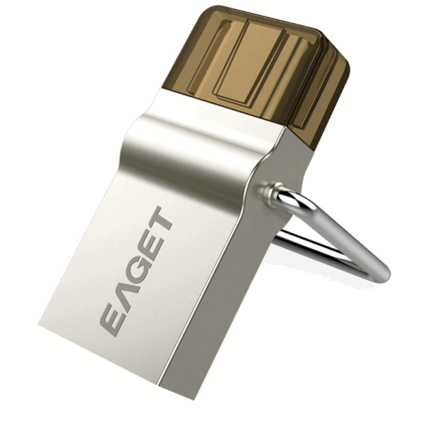 TYPE-C Mobile Phone Car USB3.0 U Disk (Silver Gray 16GB)