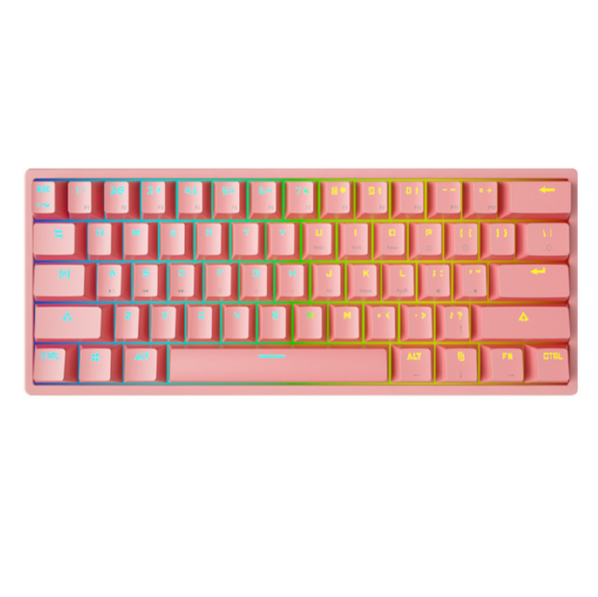 Blue Switch Gaming Mechanical Keyboard (Pink Plug-in Version)