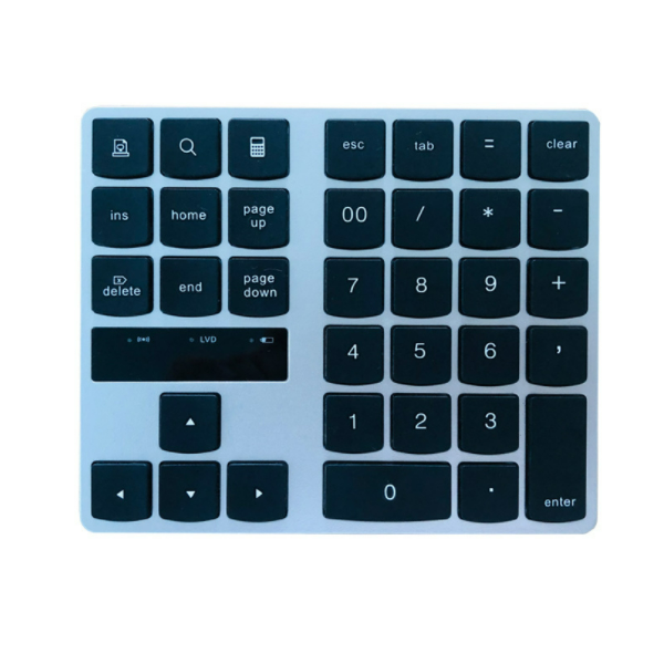 2.4G Wireless Numeric Keypad (Silver Black)