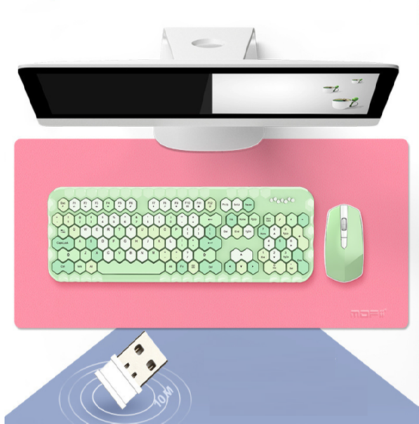 Computer Keyboard Set (Honey Plus Green Melange)