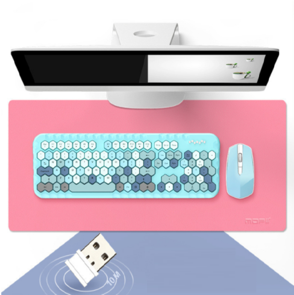 Computer Keyboard Set (Honey Plus Blue Melange)
