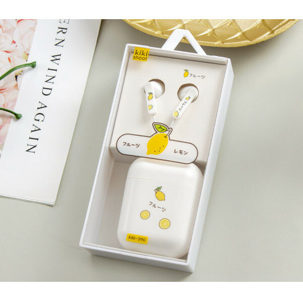 In-Ear Wired Phone Headset Earbuds (White)