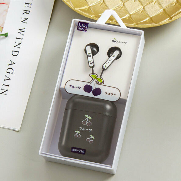 In-Ear Wired Phone Headset Earbuds (Black)