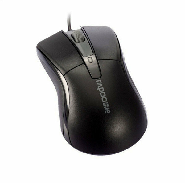 Classic Wired Optical Mouse Gaming Office Mouse - Rapoo/M120 - Black