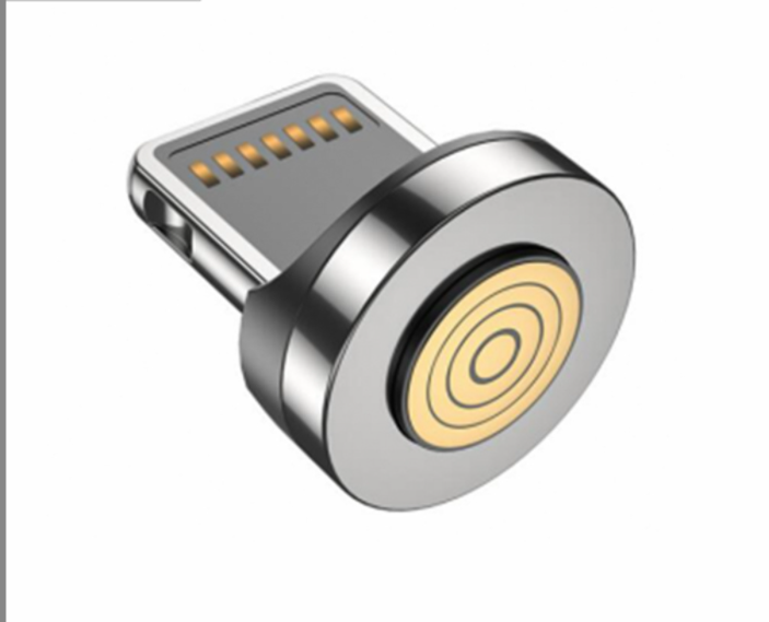 Charging cable strong magnetic blind suction plug for Lightning (round base seven pins)