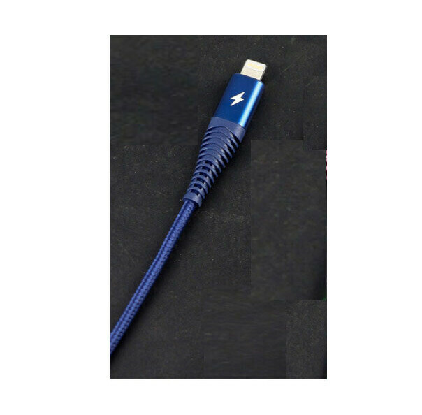 Apple 2m Braided Charging Cable (SD-193 Apple-Blue)