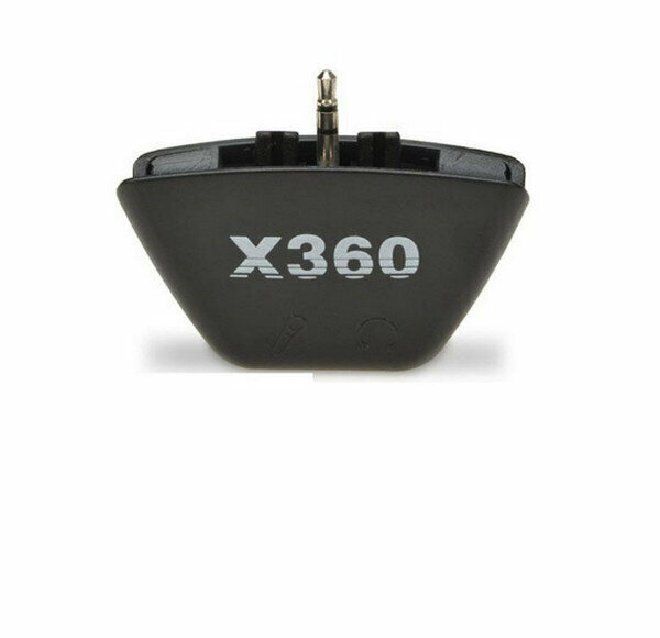 新款兼容Xbox360耳機轉換器-(CH-XB360-004)黑色