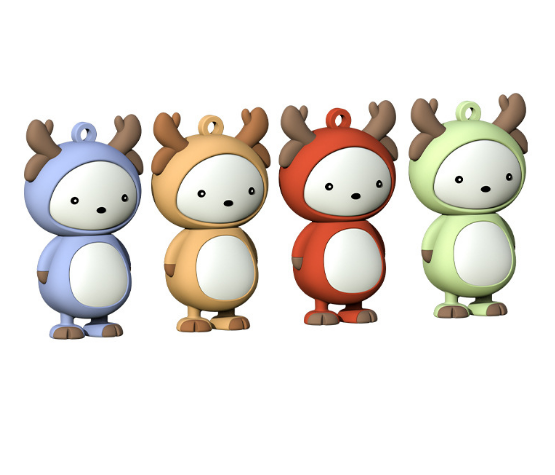 [2 pieces of 32GB] Elk cartoon U disk [contact customer service to confirm the color after placing an order]