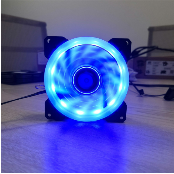 9cm Aurora Eclipse RGB Cooling Fan (9025 Double Ring Blue Light)