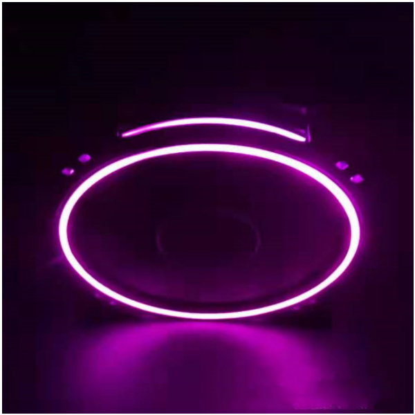 Case Fan 12CM Fine Aperture Eclipse RGB Computer Cooling Fan (Pink)