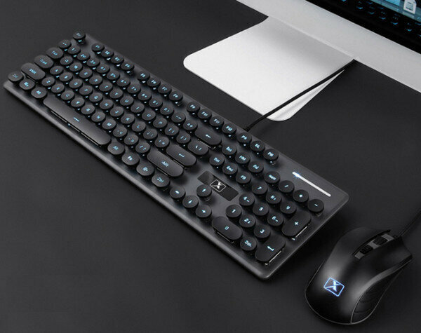 Wired Keyboard & Mouse Combo - N518 Black