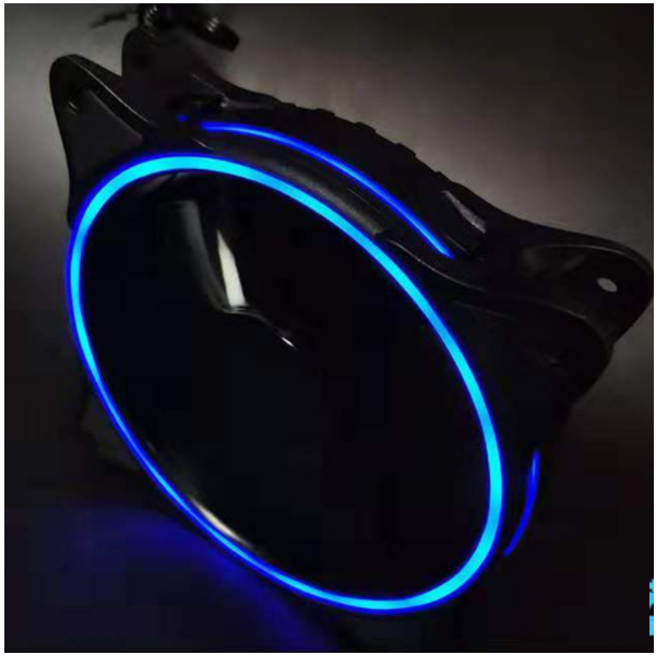 Case Fan 12CM Fine Aperture Eclipse RGB Computer Cooling Fan (Blue)