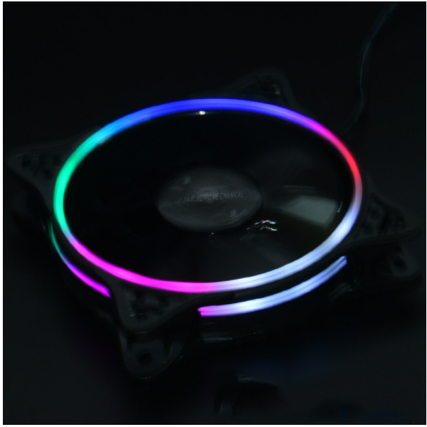 CASE FAN 12CM FINE APERTURE ECLIPSE RGB COMPUTER COOLING FAN (COLOR)