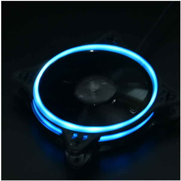 Case Fan 12CM Fine Aperture Eclipse RGB Computer Cooling Fan (Ice Blue)