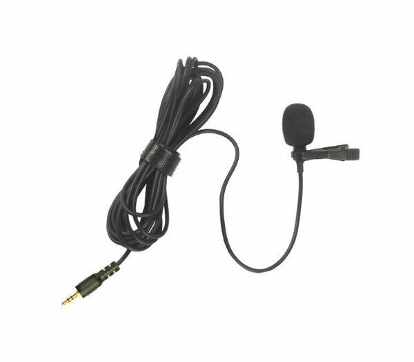 Hi-Fi Lavalier Condenser Microphone M01 - 3.5mm Three-Piece Connector - Cord Length 1.5M