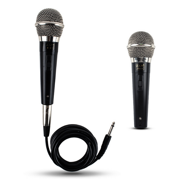 Professional Wired Microphone YS226-Black (Dual)