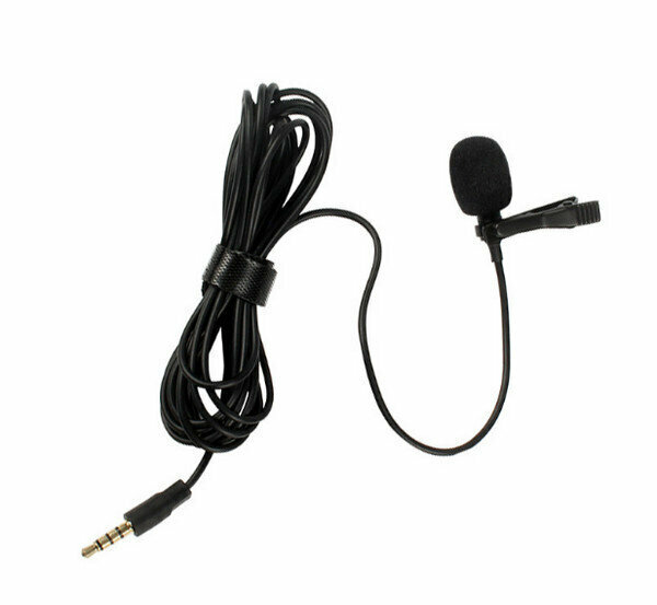 Hi-Fi Lavalier Condenser Microphone M01 - 3.5mm 3.5mm Four-Piece Connector - Cord Length 1.5M
