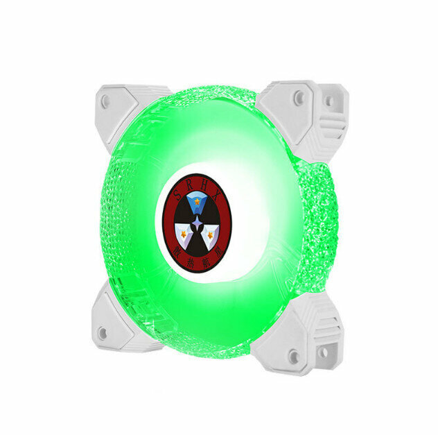 Computer Case Cooler ARGB Optical Case Fan Radiator (Green)