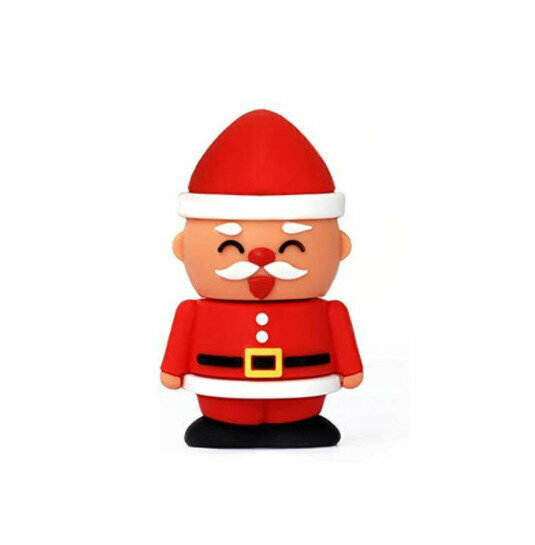 【2pcs 16GB】Cute cartoon USB flash drive [Color Christmas grandpa]