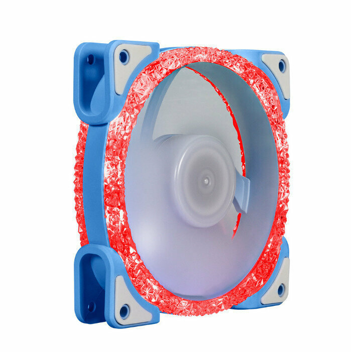 Computer Case Radiator ARGB Optical Case Fan Radiator (Red (Small 3pin + Large 4pin))