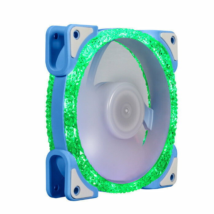 Computer Case Radiator ARGB Optical Case Fan Radiator (Green (Small 3pin + Large 4pin))