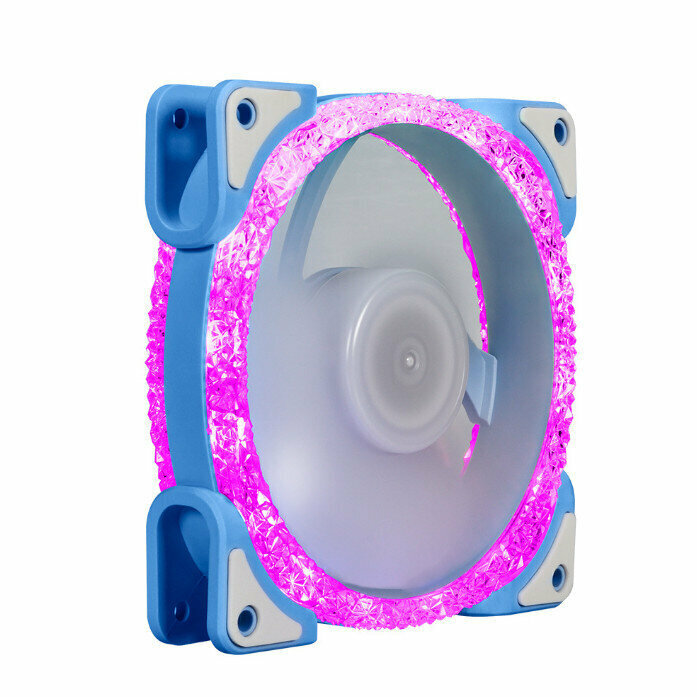 Computer Chassis Radiator ARGB Optical Chassis Fan Phantom Radiator (Pink (Small 3pin + Large 4pin))