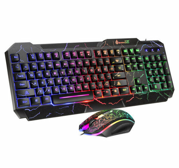 Wired Cool Backlit Gaming Esports Gaming Keyboard & Mouse Combo D620-