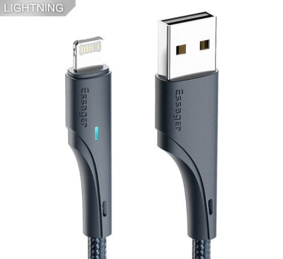 3a fast charging cable for Lightning (blue 2M)