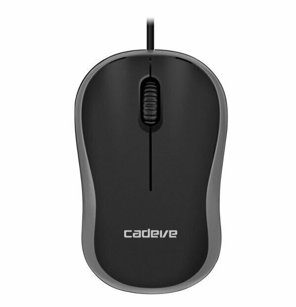 Mini Wired M220 Boys & Girls Business Mouse - Gray Black