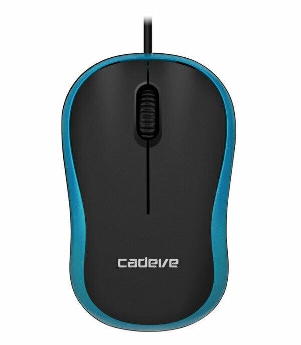 Mini Wired M220 Boys and Girls Business Mouse - Black & Blue
