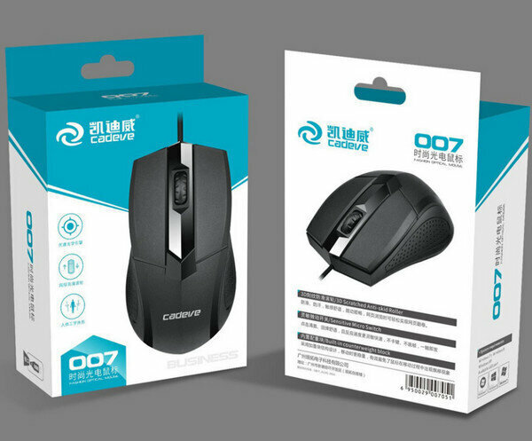 Fashionable wired photoelectric line mouse-007 (weighted)