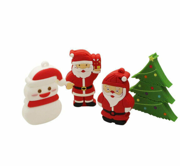 [2 pieces of 4GB] Christmas cartoon U disk [contact customer service to confirm the color after placing an order]