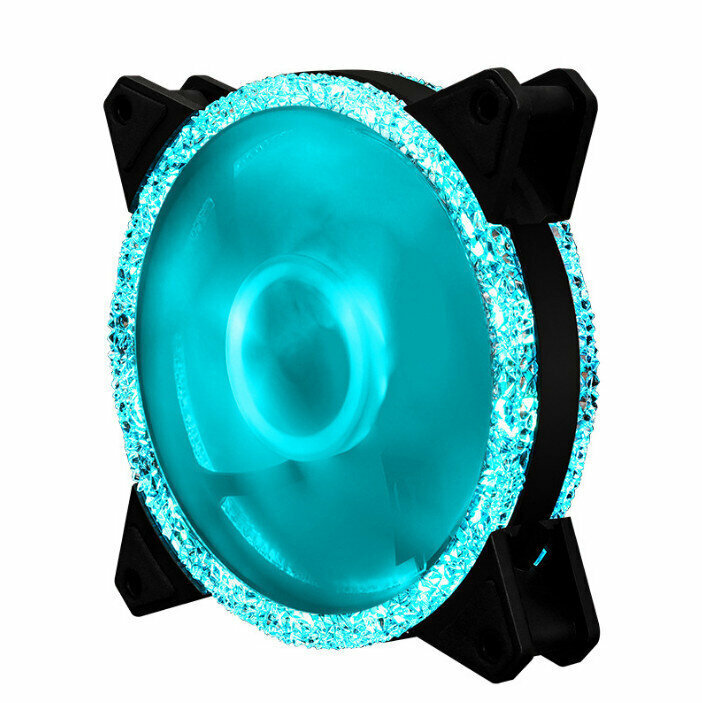 Computer Chassis Radiator ARGB Optical Chassis Fan Radiator (can be connected in series with Star Diamond Ice Blue)