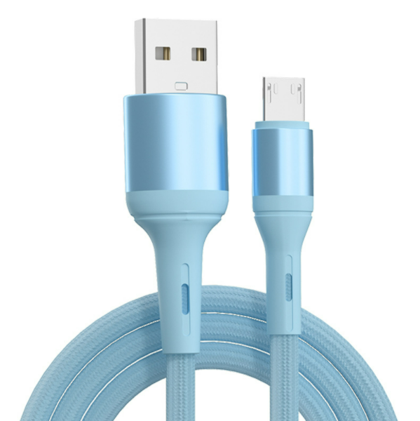 High swing braided durable data cable [Android interface Android-1.5m (blue)]