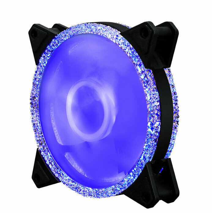 Computer Case Radiator ARGB Optical Case Fan Radiator (Series Connected Star Diamond Blue)