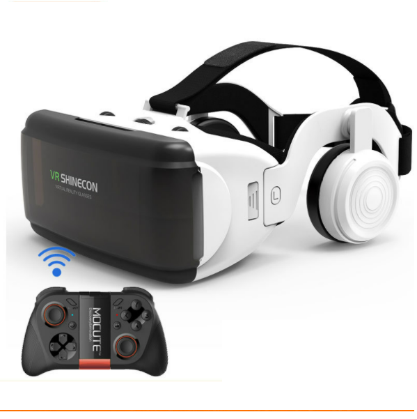 熱賣VR 3d眼鏡 (7代耳機版+050遊戲手柄)