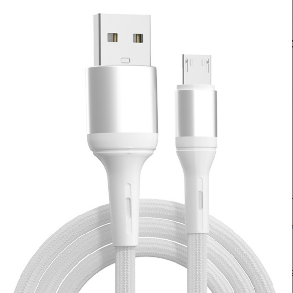 High swing braided durable data cable [Android interface Android-1.5m (gray)]