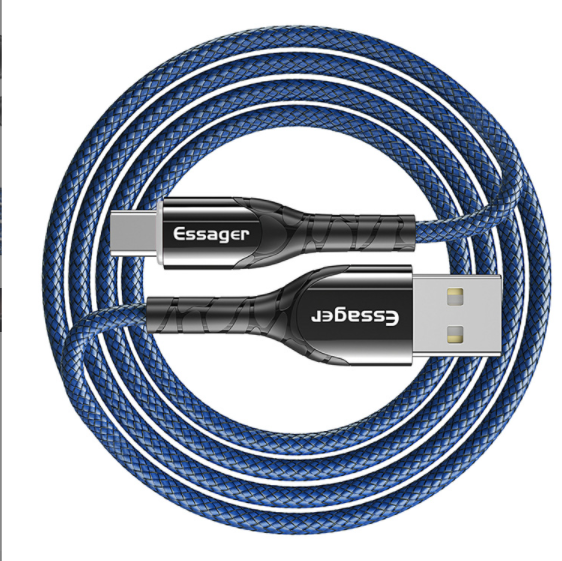 Micro Data Cable, 3A Fast Charging Cable, (Navy 1M)