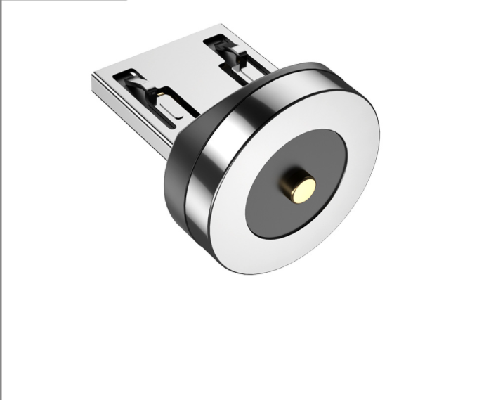 Charging cable strong magnetic blind suction plug for Micro (round base single pin)