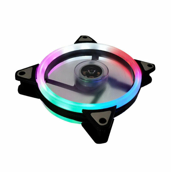 Computer Case Cooler ARGB Optical Case Fan Radiator (RGB Remote Control (6pin))