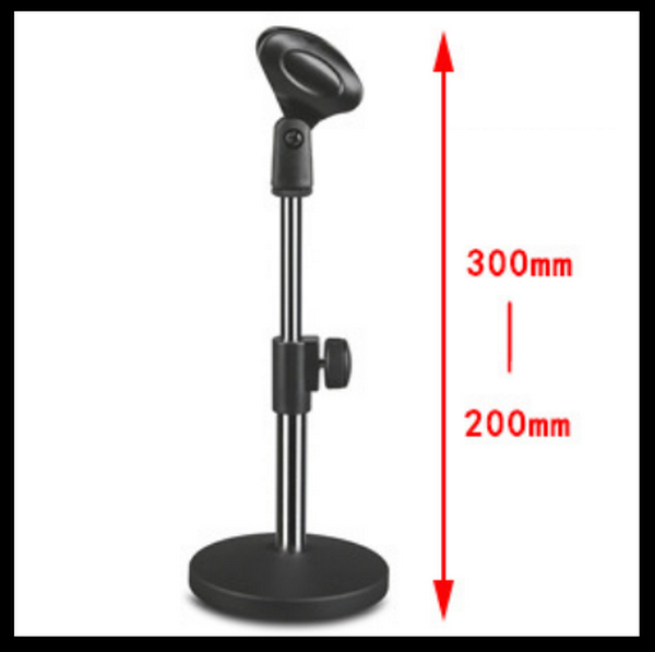 Desktop lazy microphone mobile phone live broadcast stand LKT-160 electroplating microphone clip