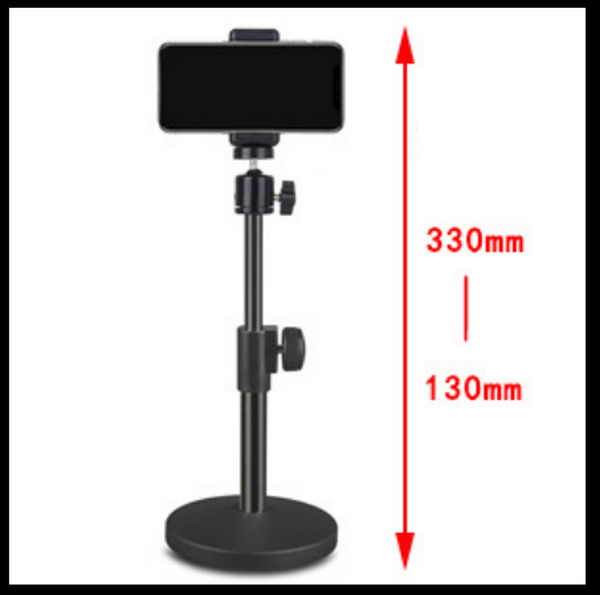 Desktop lazy microphone mobile phone live broadcast stand LKT-160C black mobile phone clip