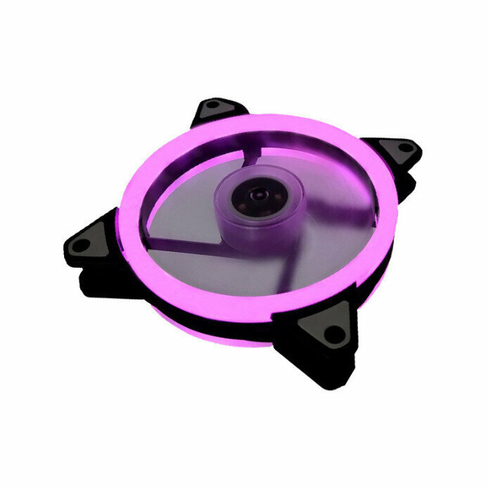 Computer Chassis Radiator ARGB Optical Chassis Fan Phantom Radiator (Pink (Small 3pin + Large 4pin))