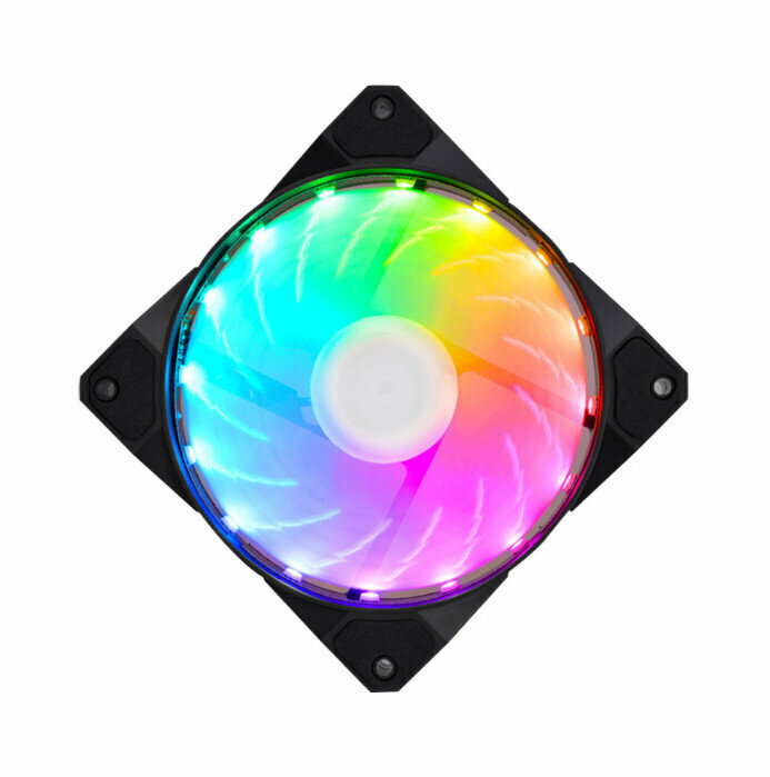 Computer Case Radiator RGB Optical Case Fan Chromatic Radiator (RGB Remote Control (6pin))