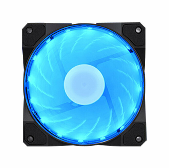 Computer Case Radiator RGB Optical Case Fan Chromatic Radiator (Blue (Small 3pin + Large 4pin))