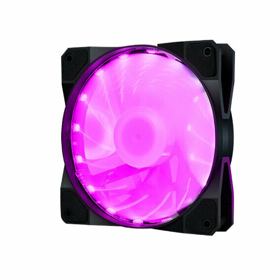 Computer Case Radiator RGB Optical Case Fan Radiator (Pink (Small 3pin + Large 4pin))