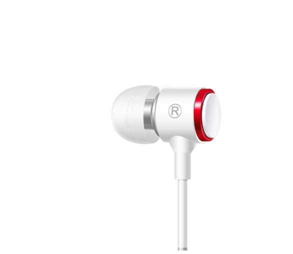 (2 pairs) in-ear mobile sports earphones (white)